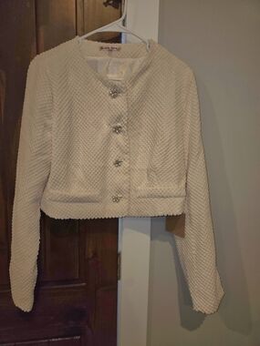 Bailey 44 Women's Cream Textured Jacket